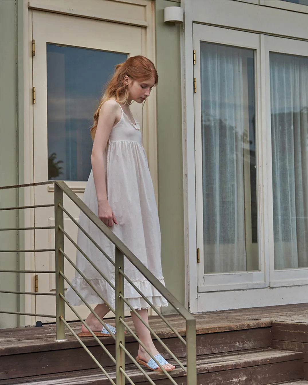 ULlala [24284WONXN] Eve Sleeveless One Piece Cream