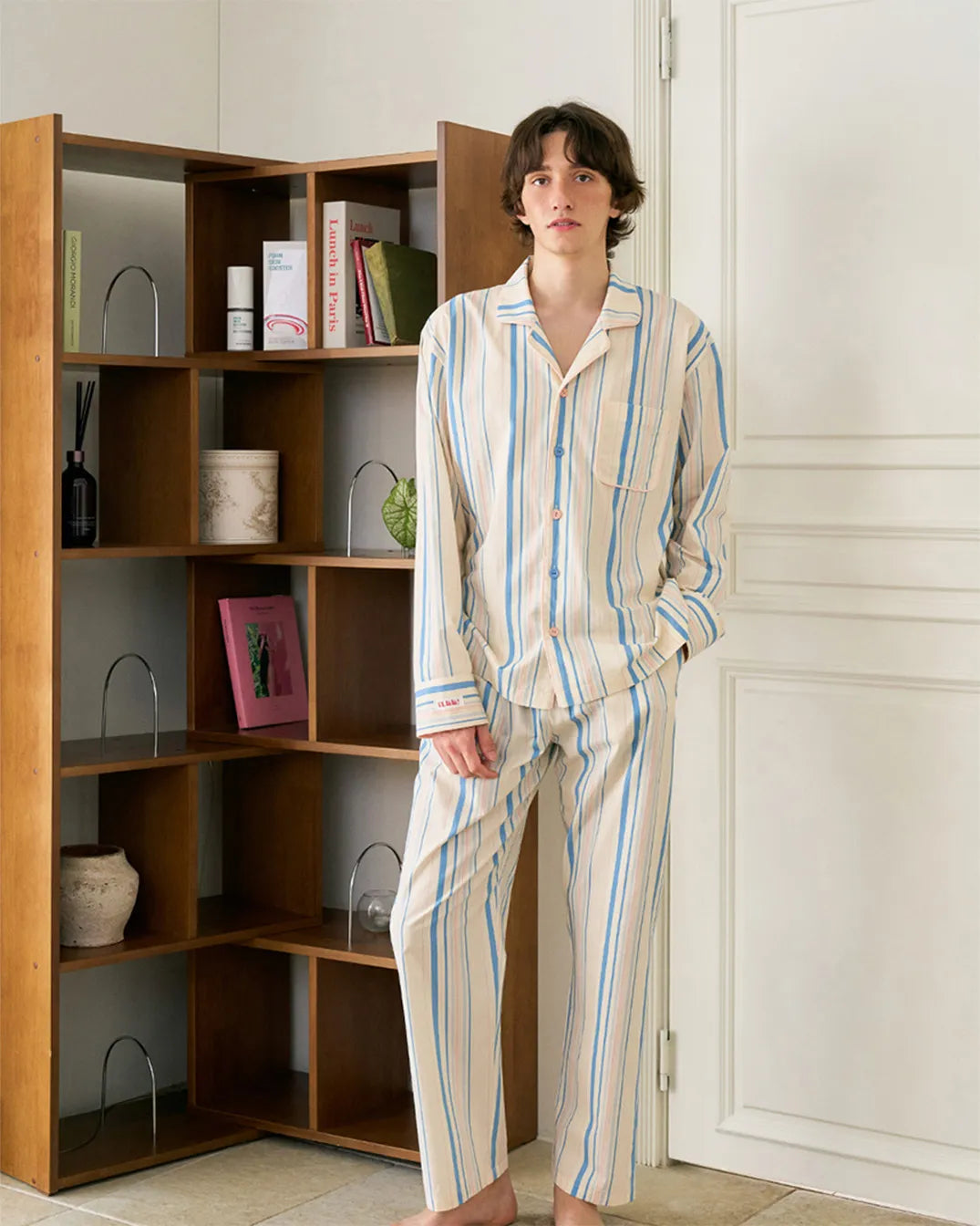 ULlala [25117MPLLN] Peki Long Sleeve Men's Fair Cream