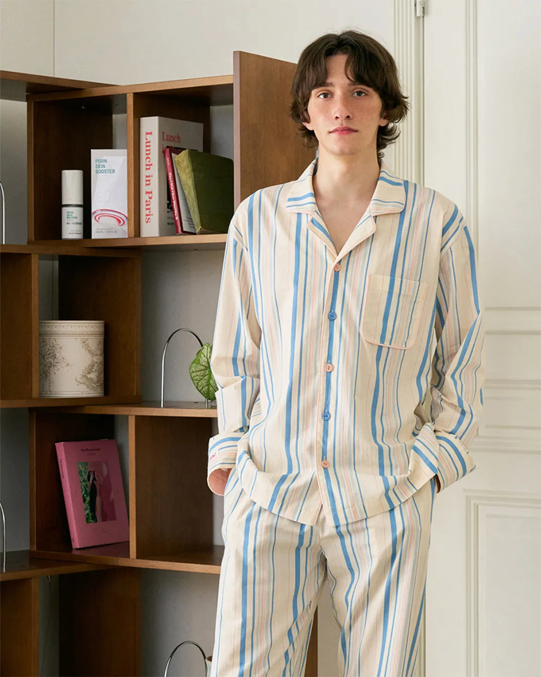 ULlala [25117MPLLN] Peki Long Sleeve Men's Fair Cream