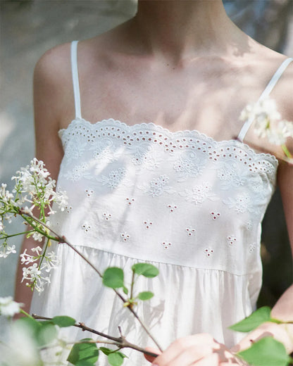 ULlala [25172WONXN] Ogarden 2 Sleeveless One Piece Ivory