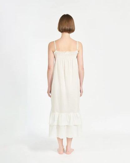 ULlala [25172WONXN] Ogarden 2 Sleeveless One Piece Ivory