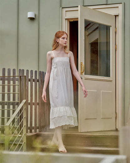 ULlala [25178WONXN] Ogarden Sleeveless One Piece Cream