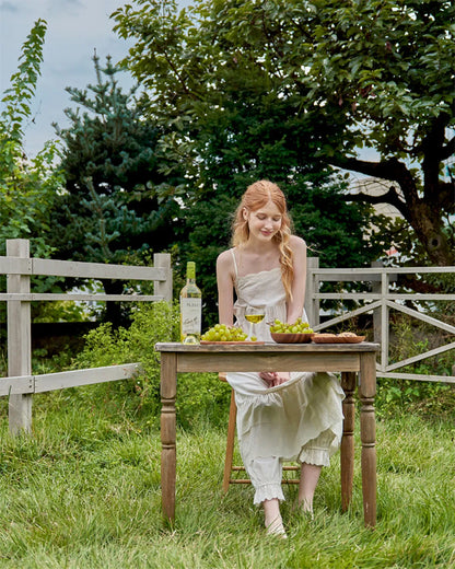 ULlala [25178WONXN] Ogarden Sleeveless One Piece Cream