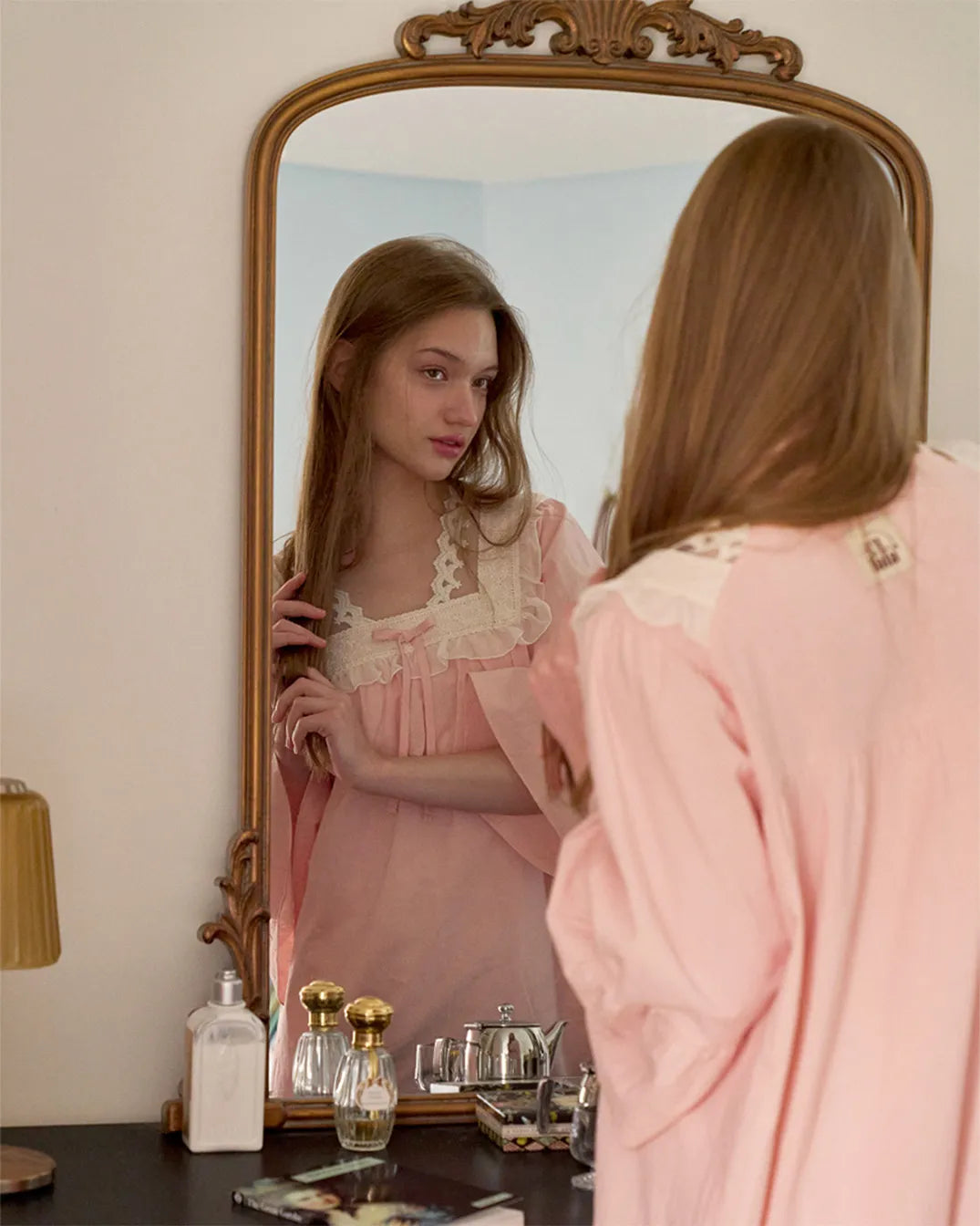 ULlala [26117WOFXN] Willy 7-part One Piece Peach