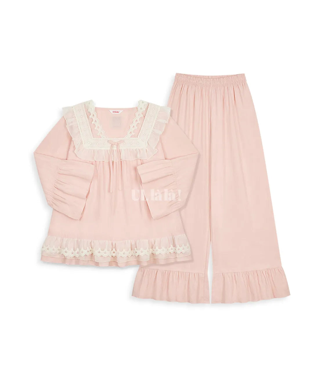 ULlala [26117WTFLN] Willie 7-part two-piece Peach