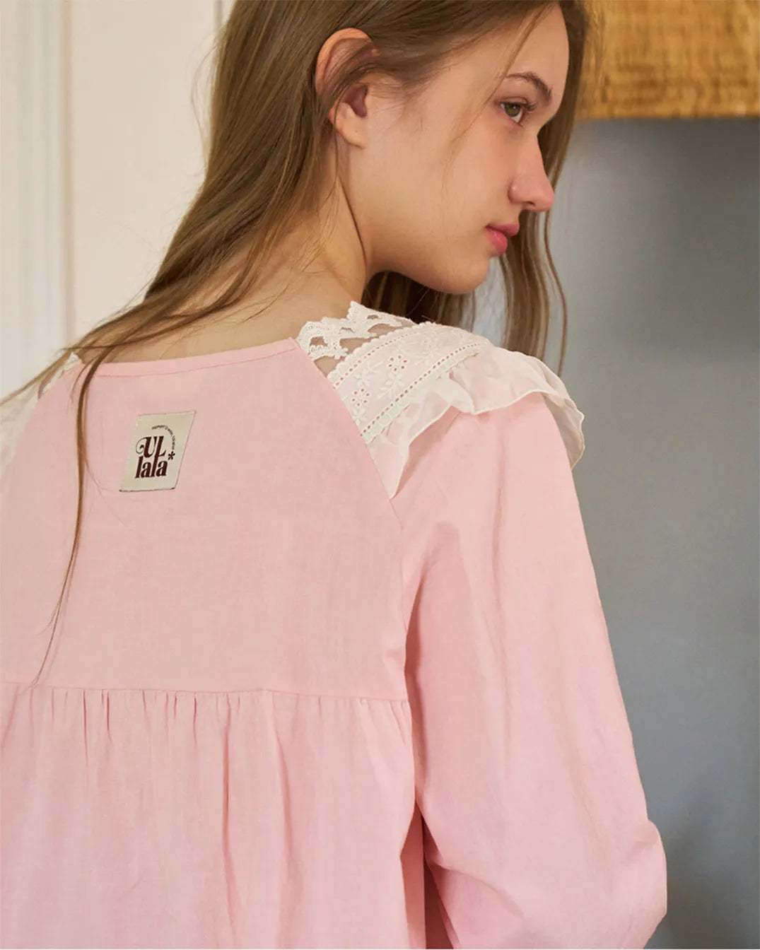 ULlala [26117WTFLN] Willie 7-part two-piece Peach