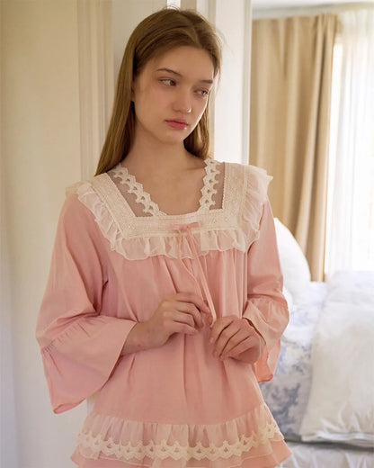 ULlala [26117WTFLN] Willie 7-part two-piece Peach