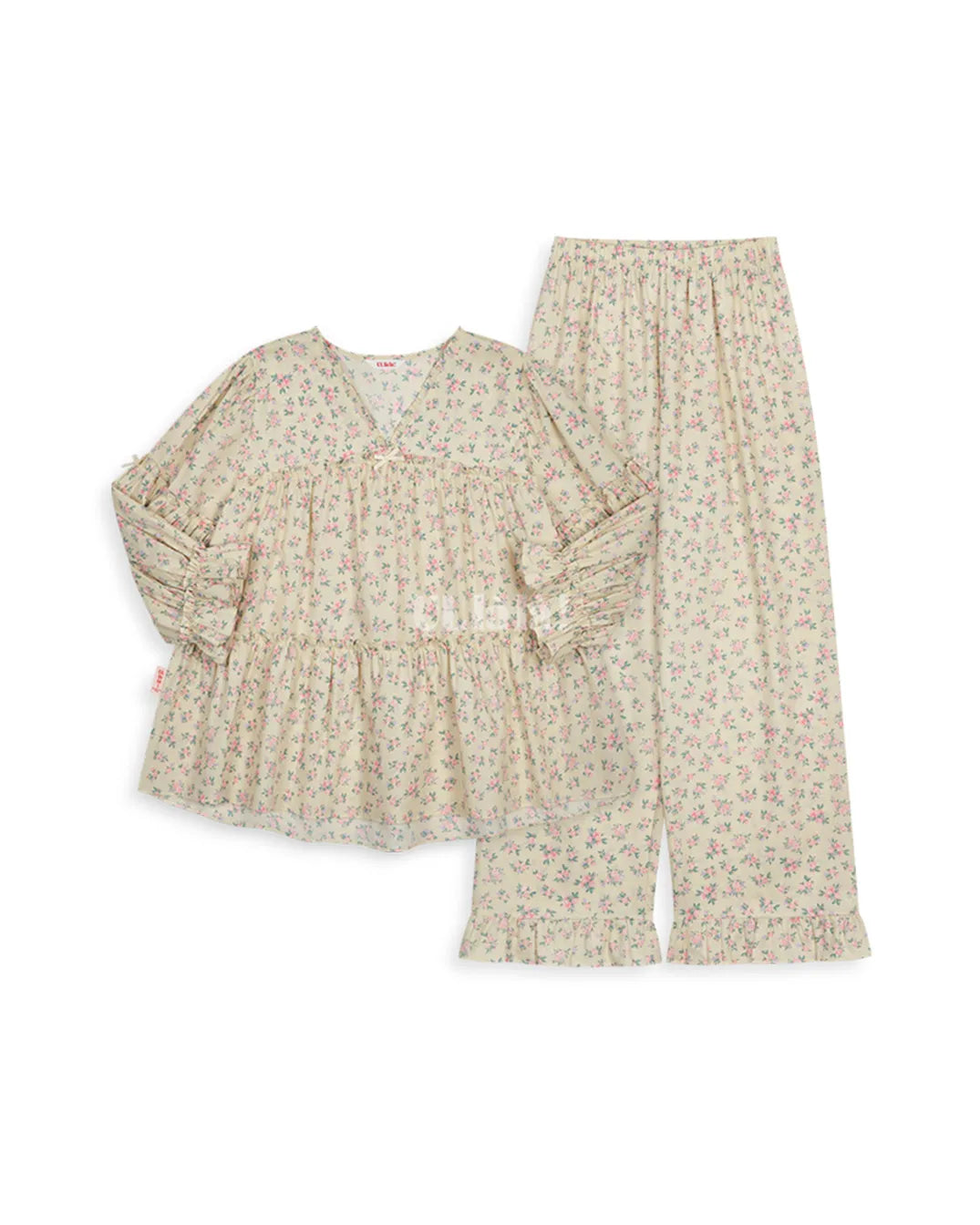 ULlala [26122WTFLN] Regena 7-part two-piece cream yellow