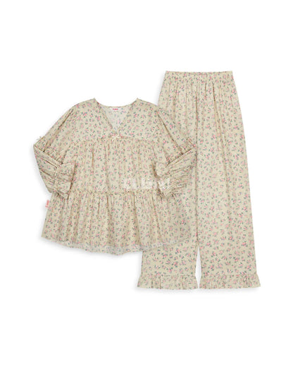 ULlala [26122WTFLN] Regena 7-part two-piece cream yellow