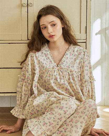 ULlala [26122WTFLN] Regena 7-part two-piece cream yellow