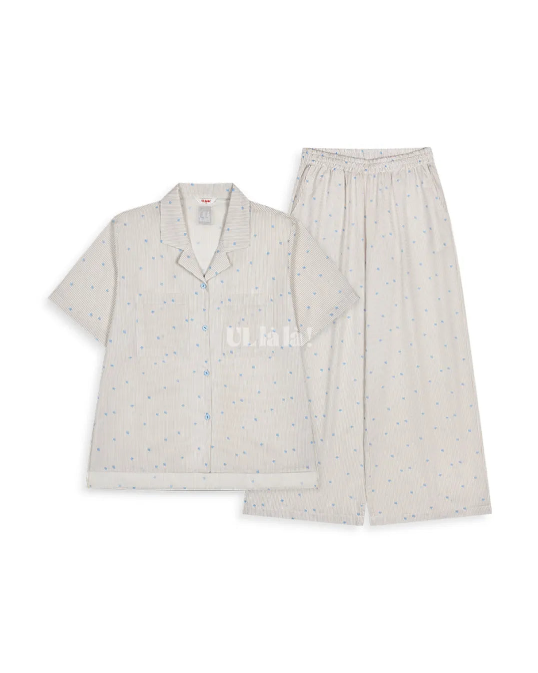 ULlala [B26151WPSLN] [Basic] Randy Short Sleeve Women's Fair Cream