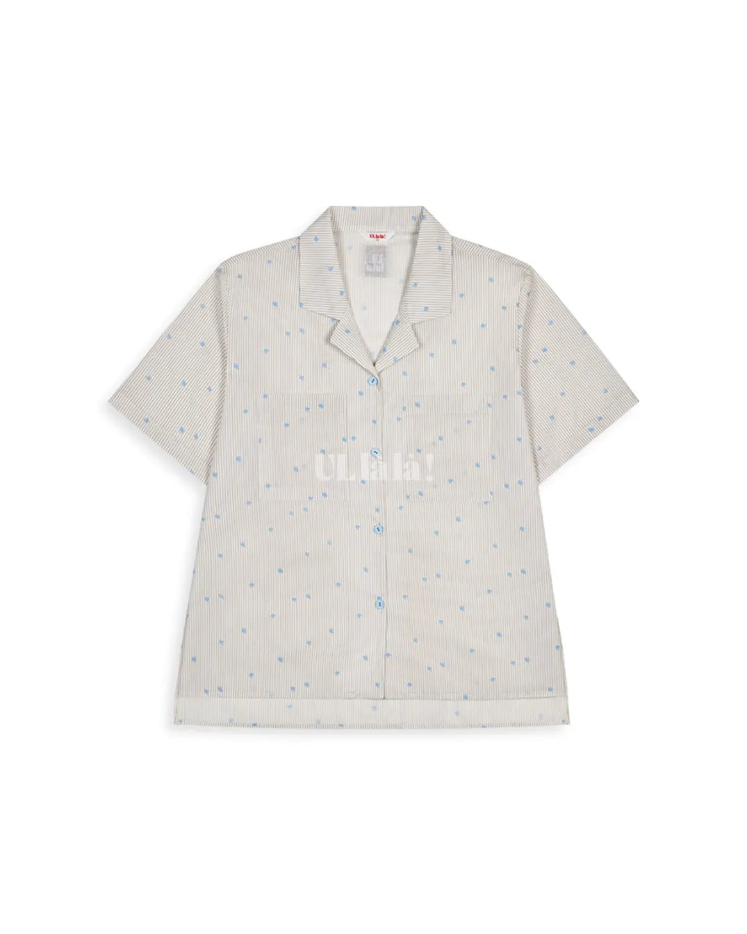 ULlala [B26151WPSLN] [Basic] Randy Short Sleeve Women's Fair Cream